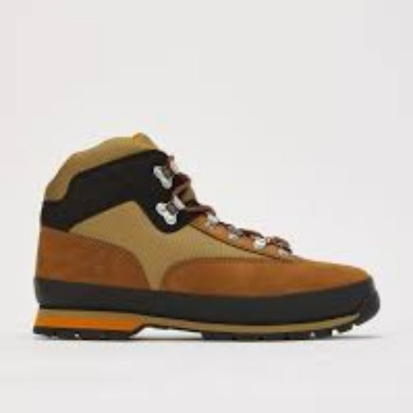 Timberland Euro Hiker Boots (Medium Brown/Nubuck/Olive). New. Mens Sz: 9.5 - 11. - Picture 2 of 7